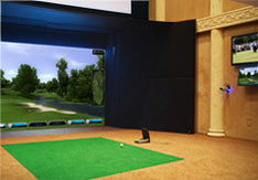 【室內高爾夫】新手打模擬高爾夫球的站姿